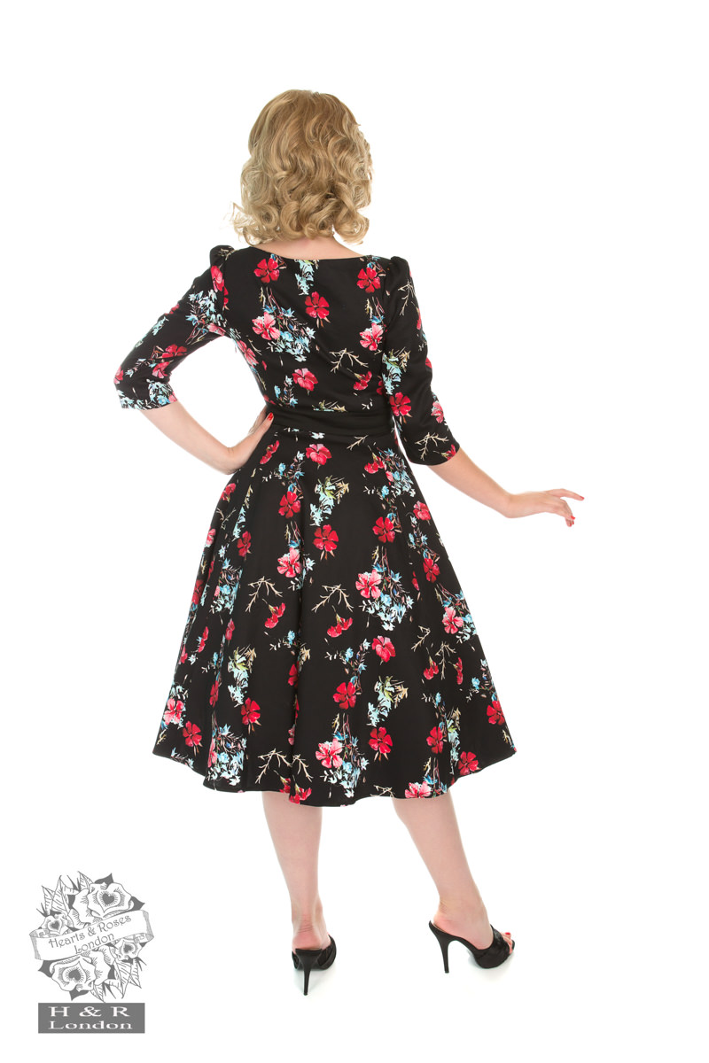 Yasmin Floral Tea Dress